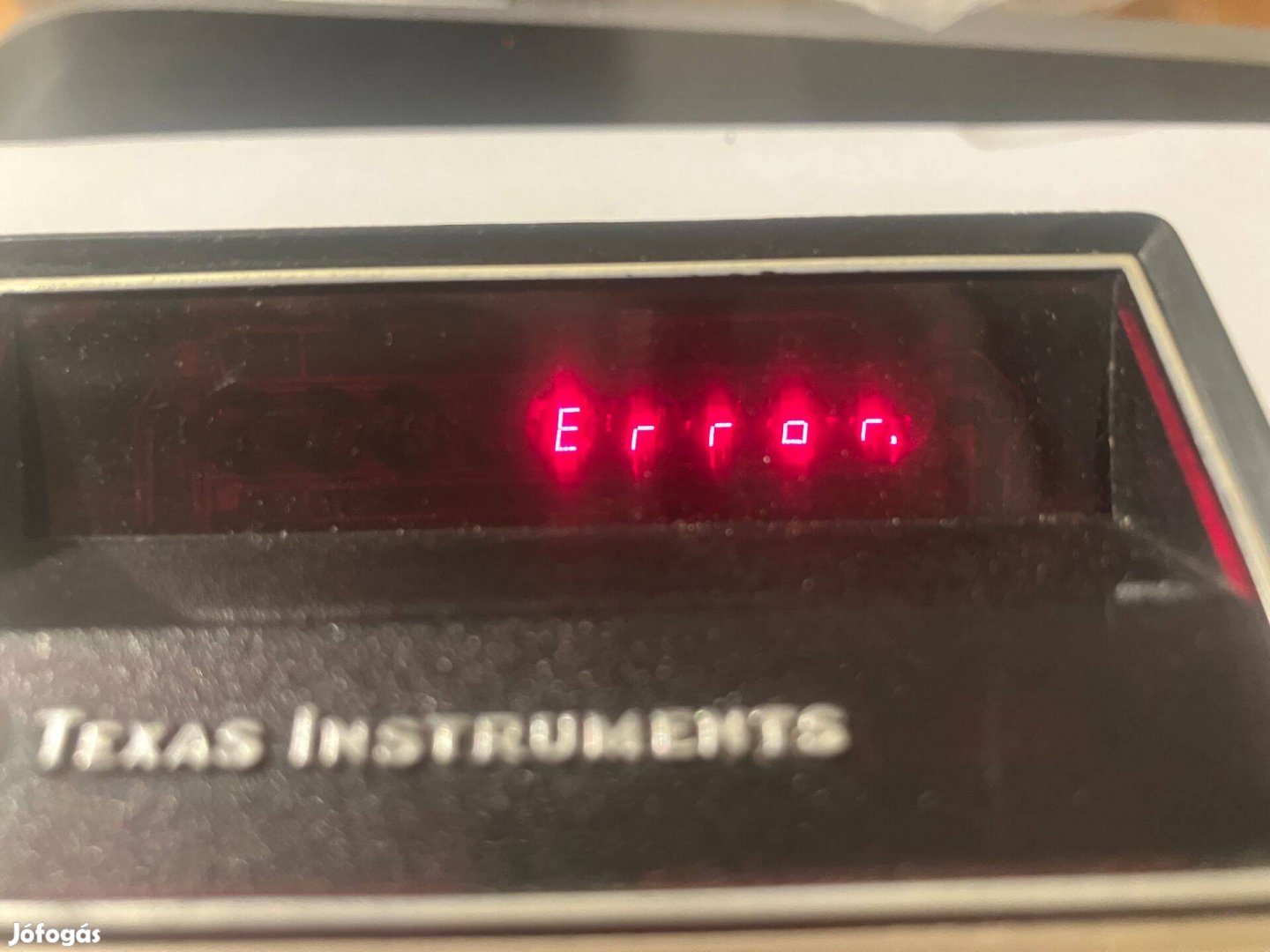 Texas Instruments retro LED számológép