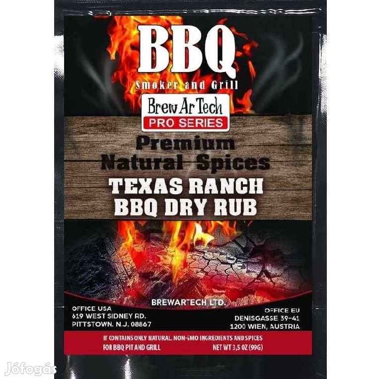 Texas Ranch BBQ Rub fŰszerkeverék 100g  (2901)