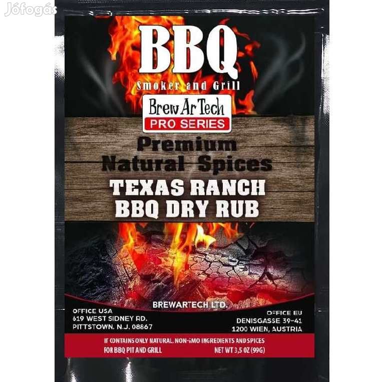 Texas Ranch BBQ Rub fŰszerkeverék 100g  (2901)