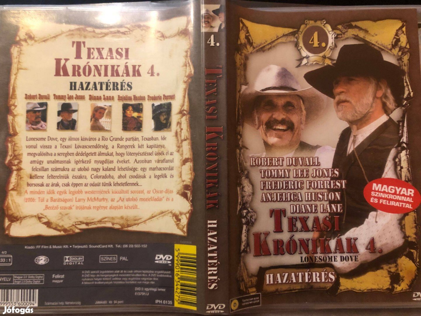 Texasi krónikák 3db dvd (karcmentes, Robert Duvall) DVD