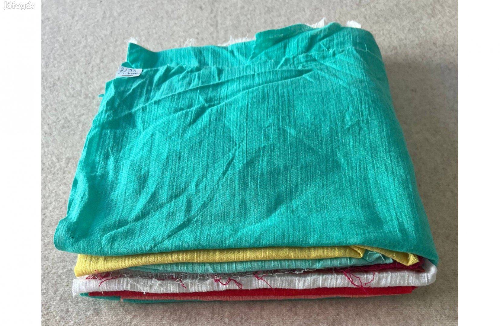 Textil - méteráru gyűrt géz szines csomag