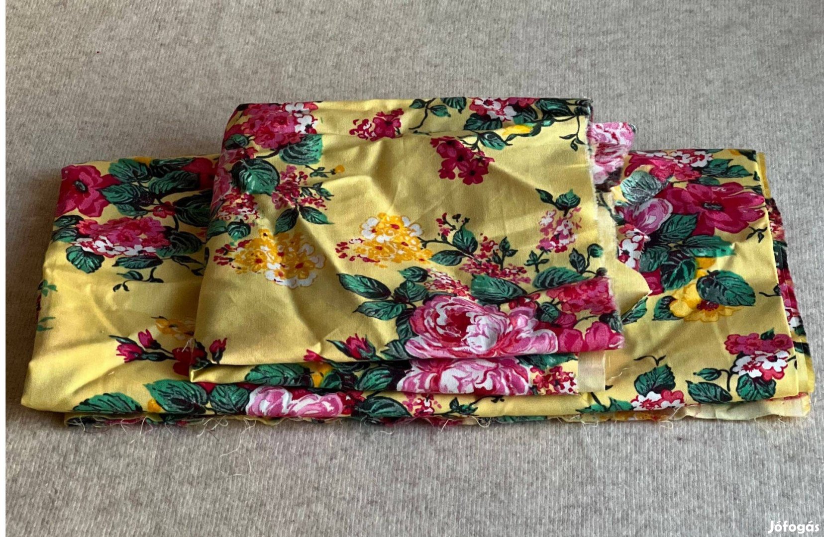 Textil - méteráru karton rózsás