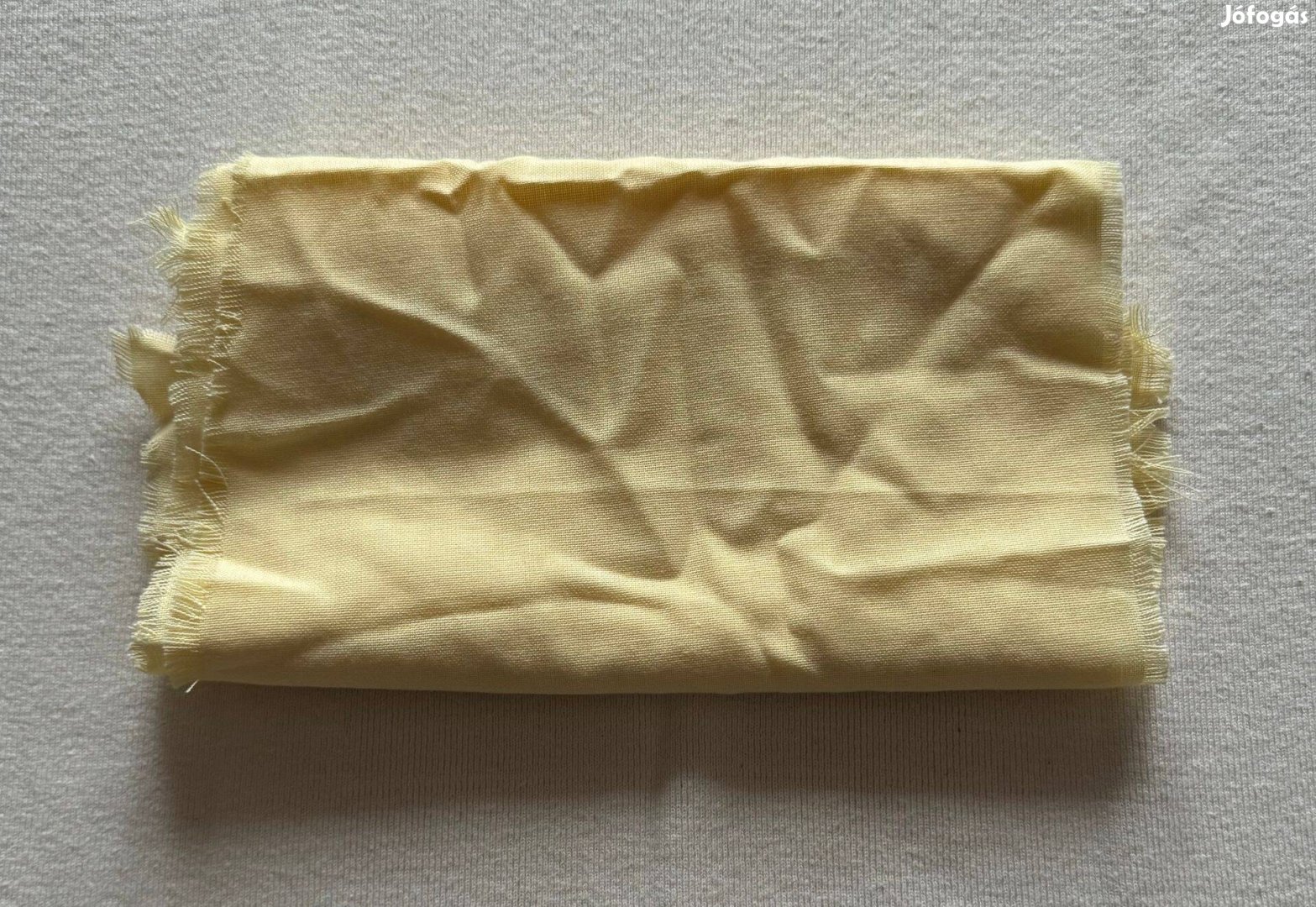 Textil - méteráru szövet halványsárga