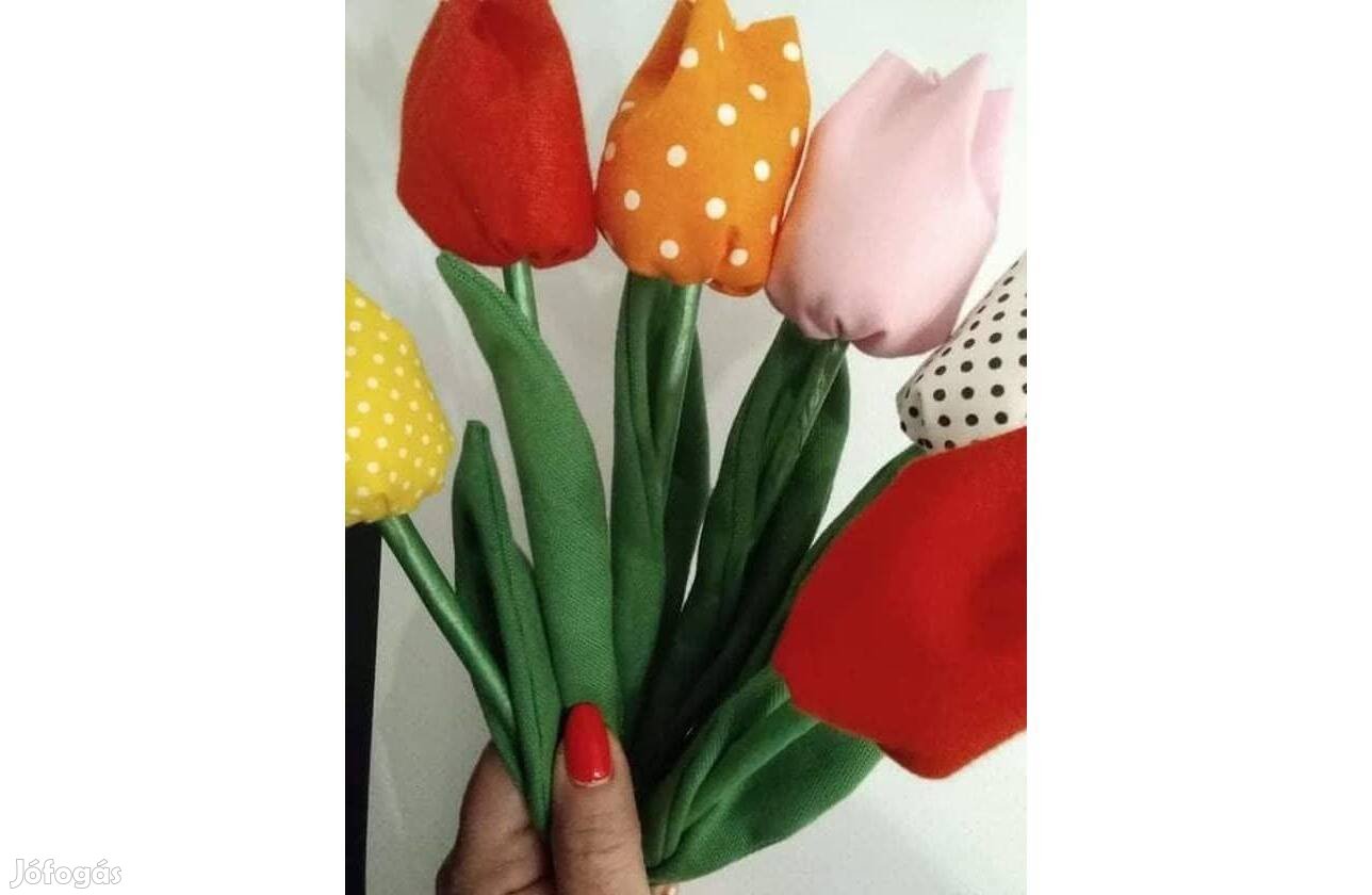 Textil tulipánok eladók!