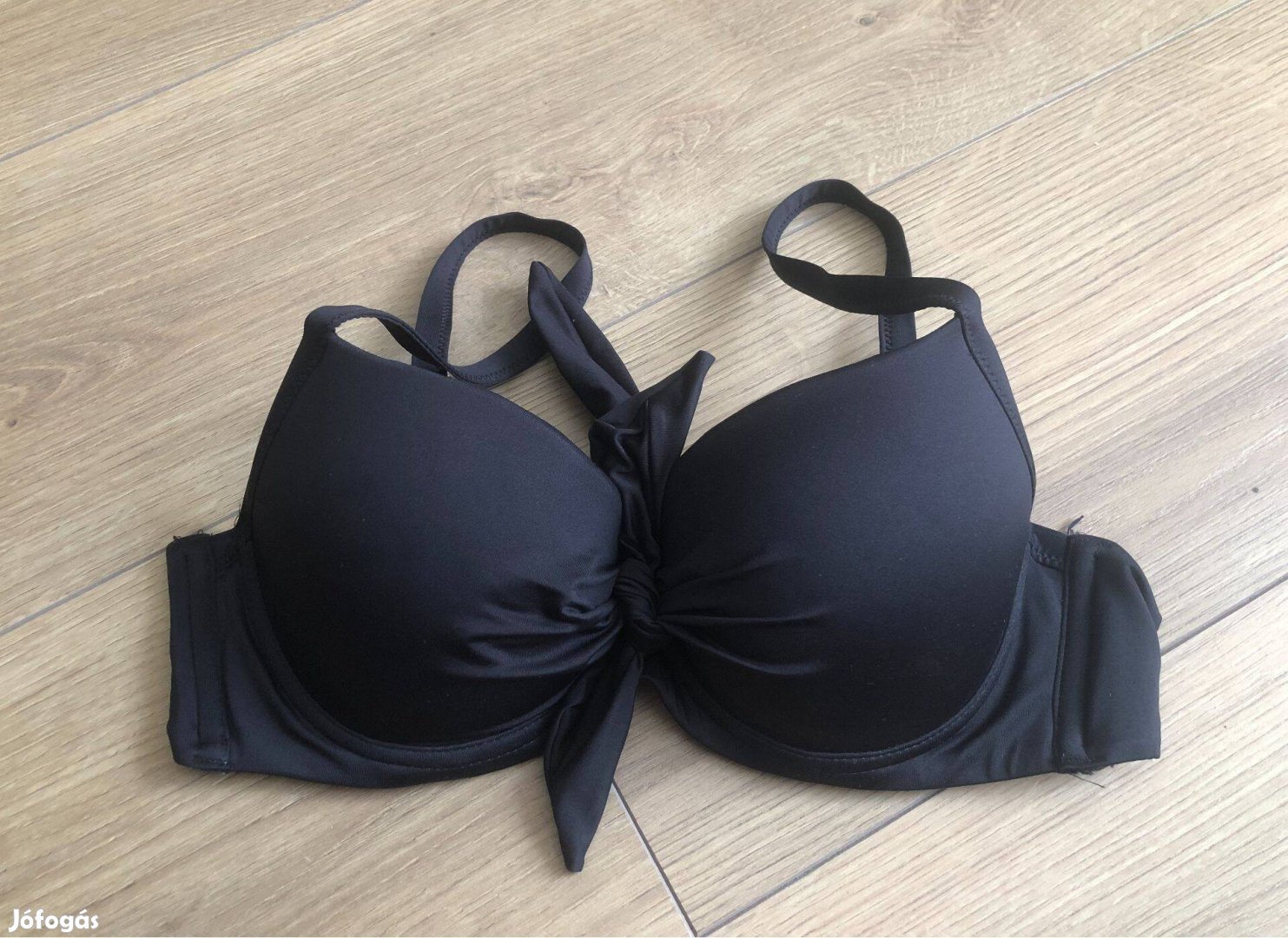 Tezenis fekete push up bikini felső fürdőruha S 36