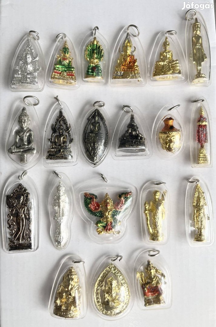 Thai Buddhista medálok egyben eladók, 20db