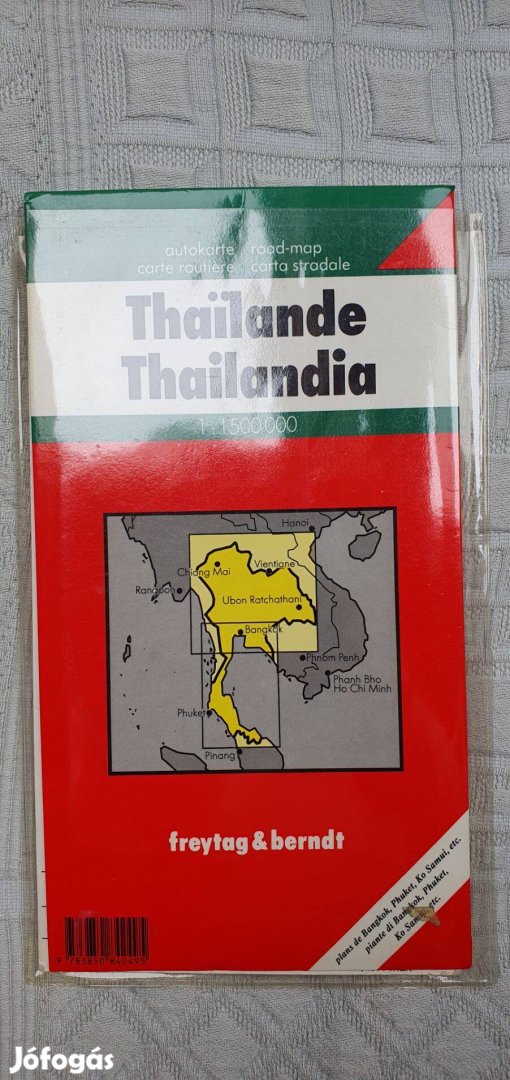 Thaiföld térkép - Freytag and Berndt