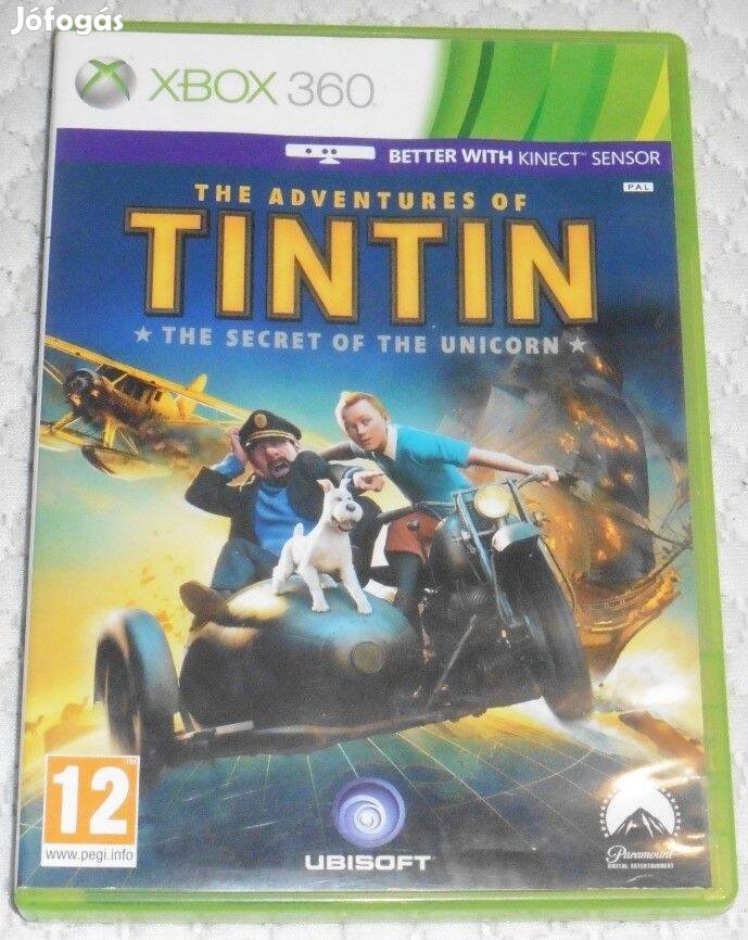 The Adventures Of Tintin (gyerekjáték) kinect re Gyári Xbox 360 Játék