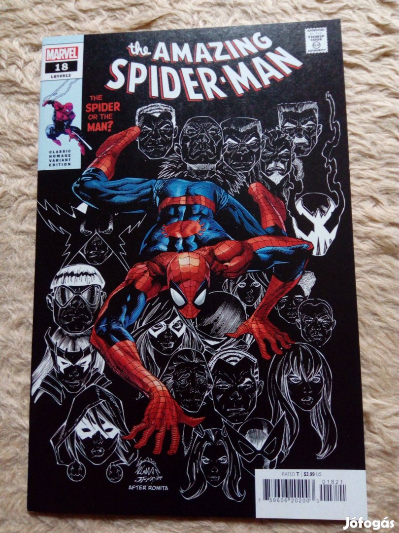 The Amazing Spider-man Marvel képregény 18B. száma eladó (Pókember)!