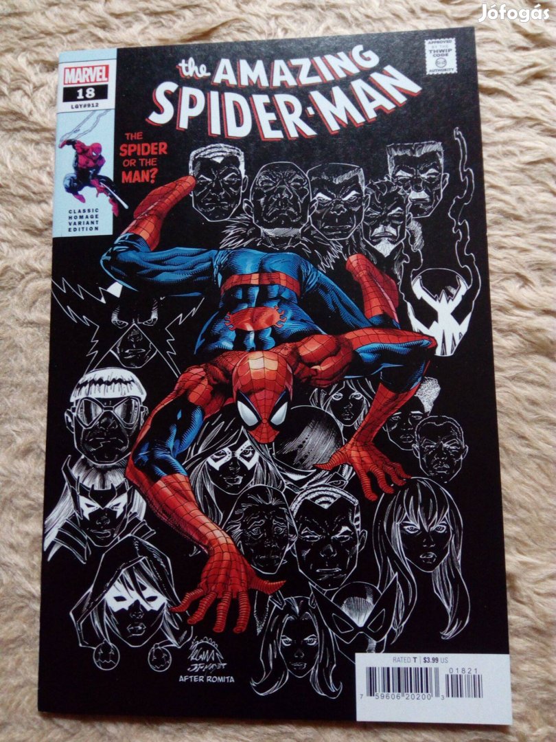 The Amazing Spider-man Marvel képregény 18B. száma eladó (Pókember)!