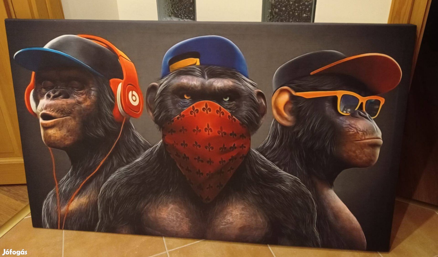 The Ape Gang vászon Graffiti Street Wall Art Print poszter 77x127cm