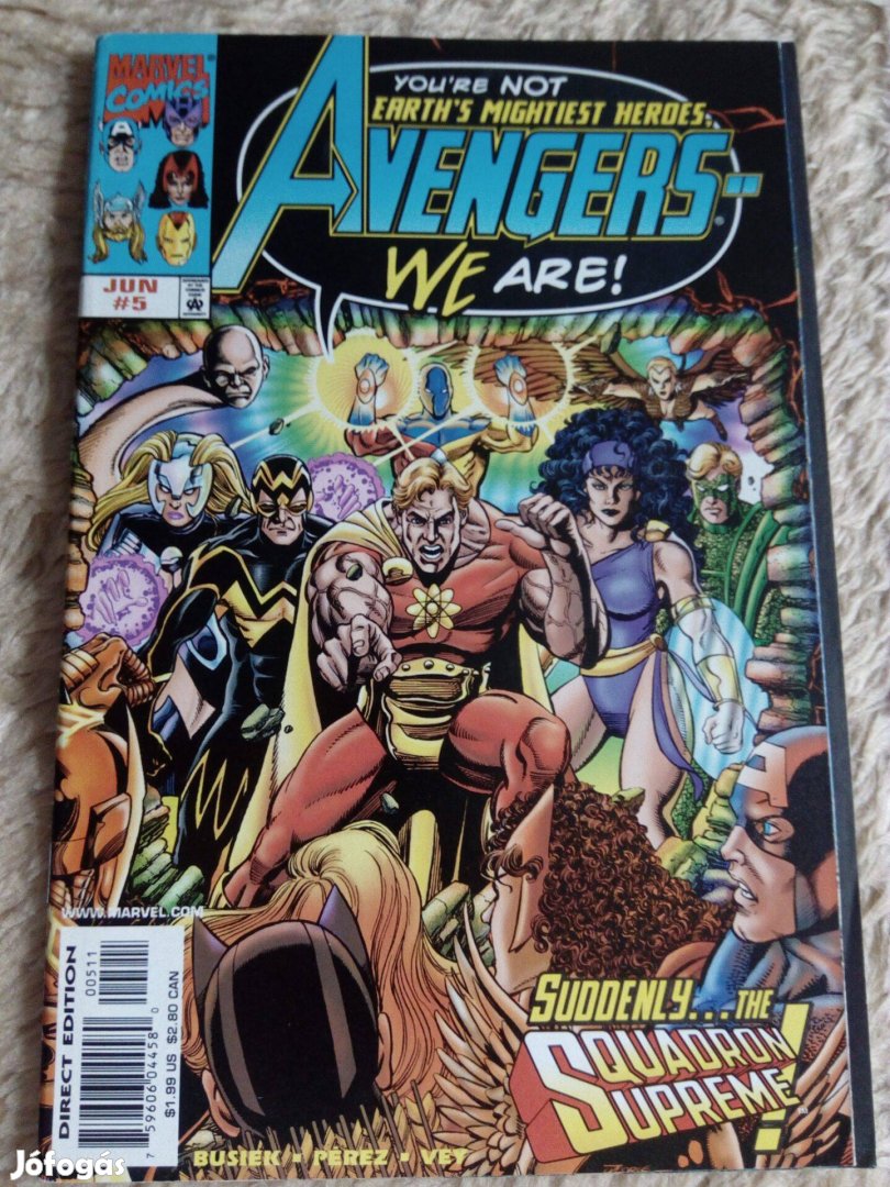 The Avengers amerikai Marvel képregény 5. száma eladó (Bosszú Angya)!