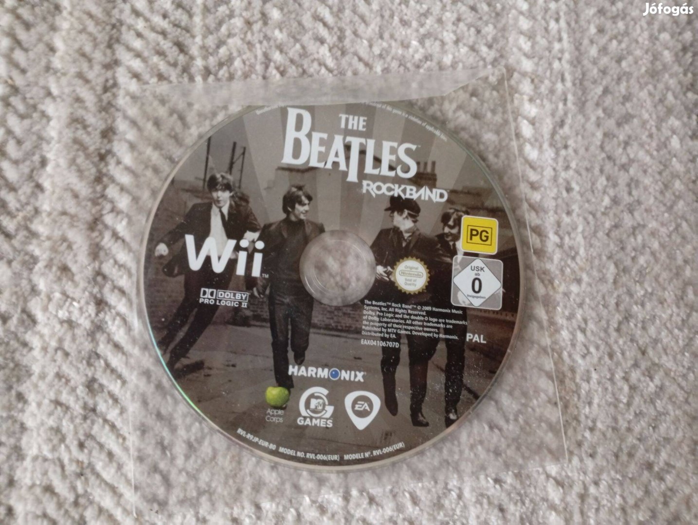 The Beatles Rock Band eredeti Nintendo Wii játék