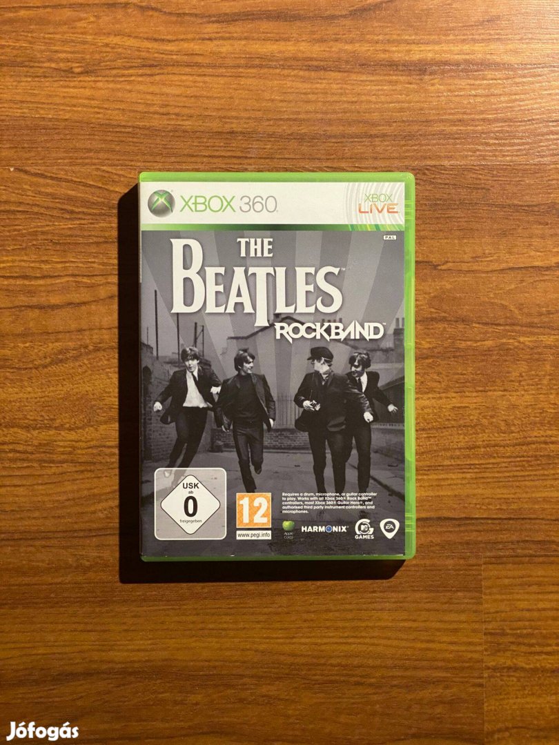 The Beatles Rock Band eredeti Xbox 360 játék
