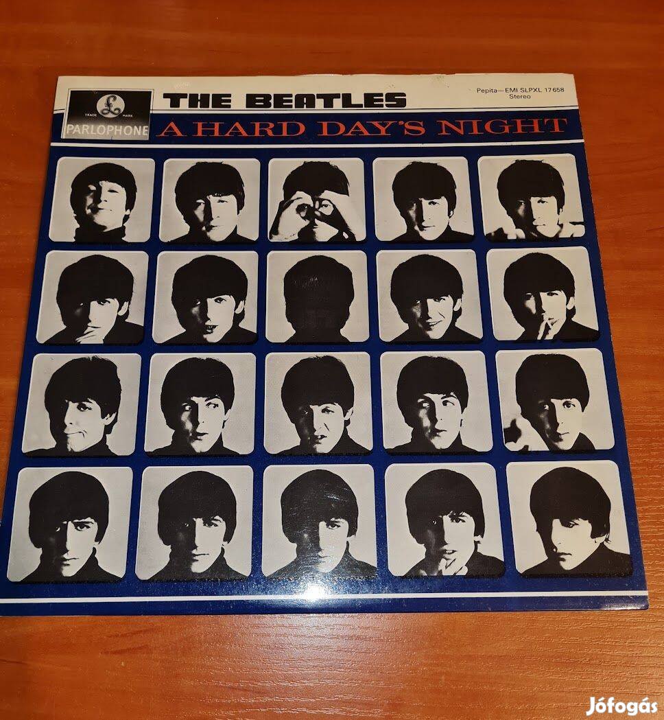 The Beatles - A Hard Day's Night; LP, Vinyl, bakelit