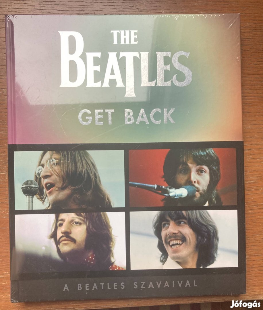 The Beatles - Get Back könyv, Új fóliázott