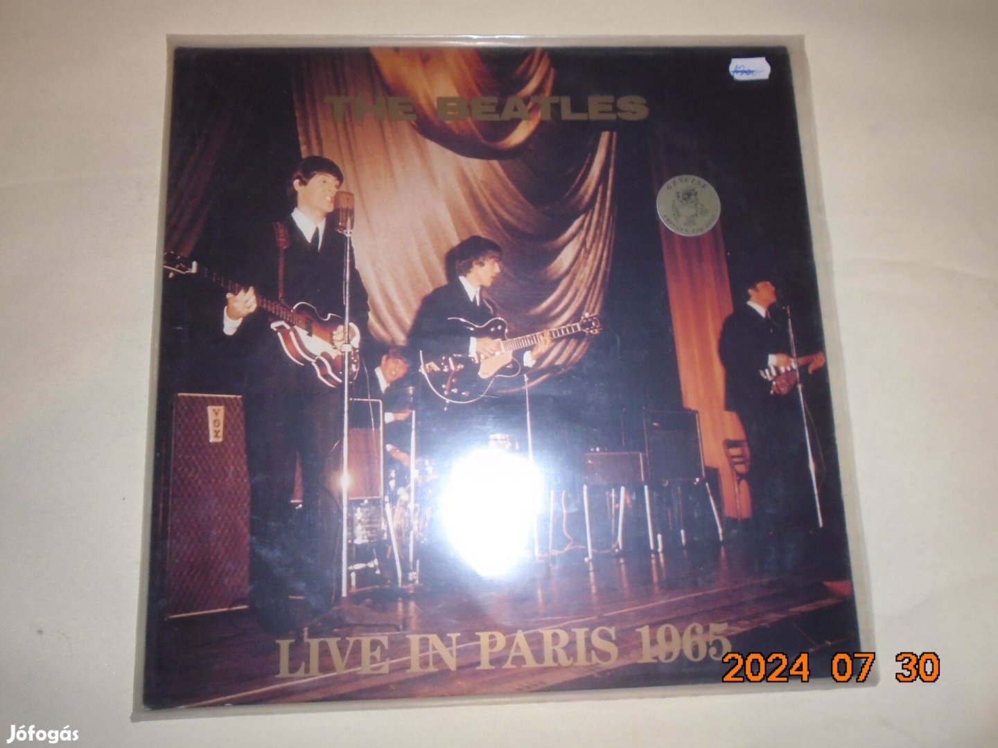 The Beatles - Live in Paris 1965 2LP bakelit