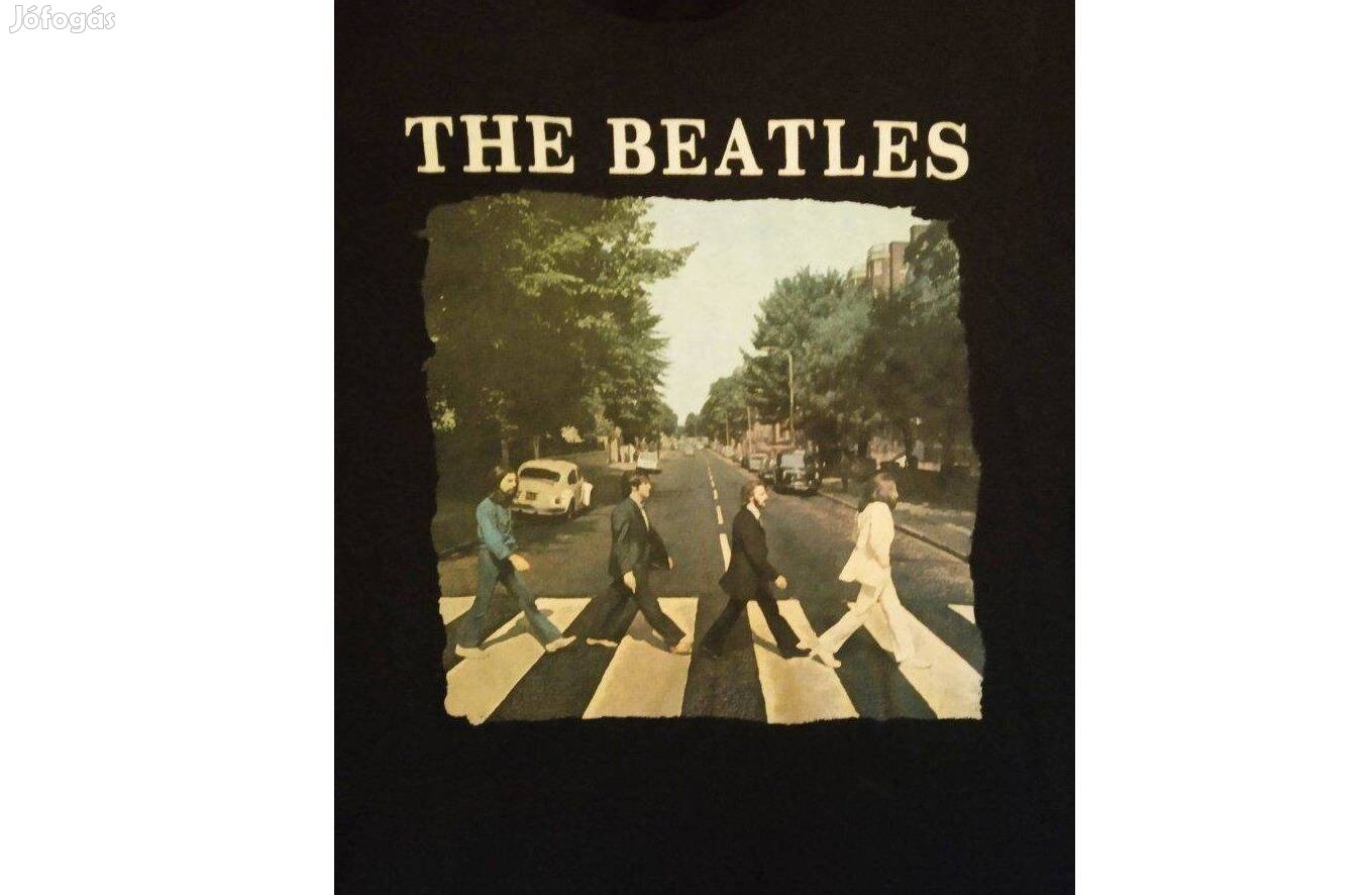 The Beatles fekete póló. M-es, eredeti. Apple Corps Ltd