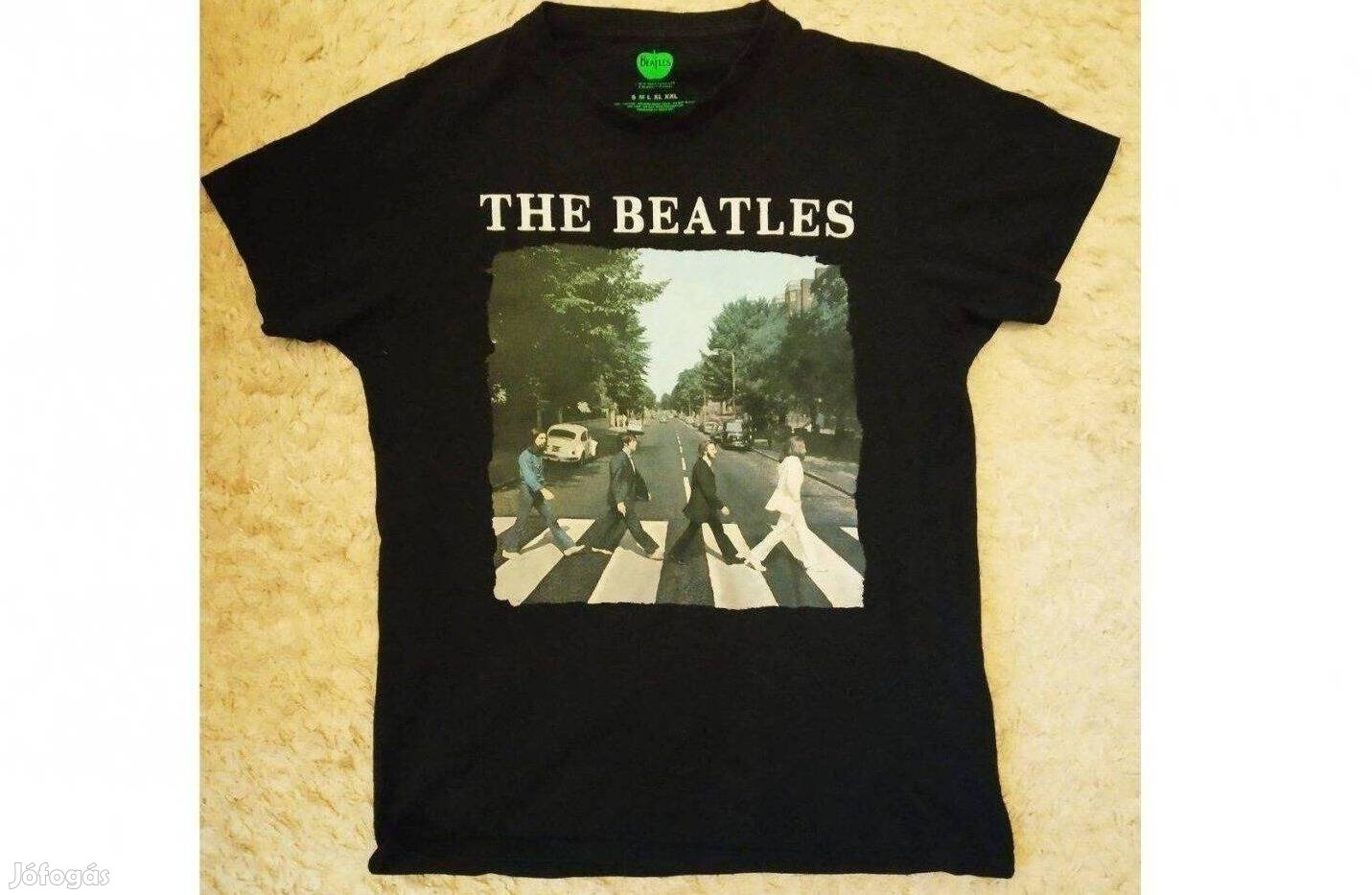 The Beatles fekete póló. M-es, eredeti. Apple Corps Ltd