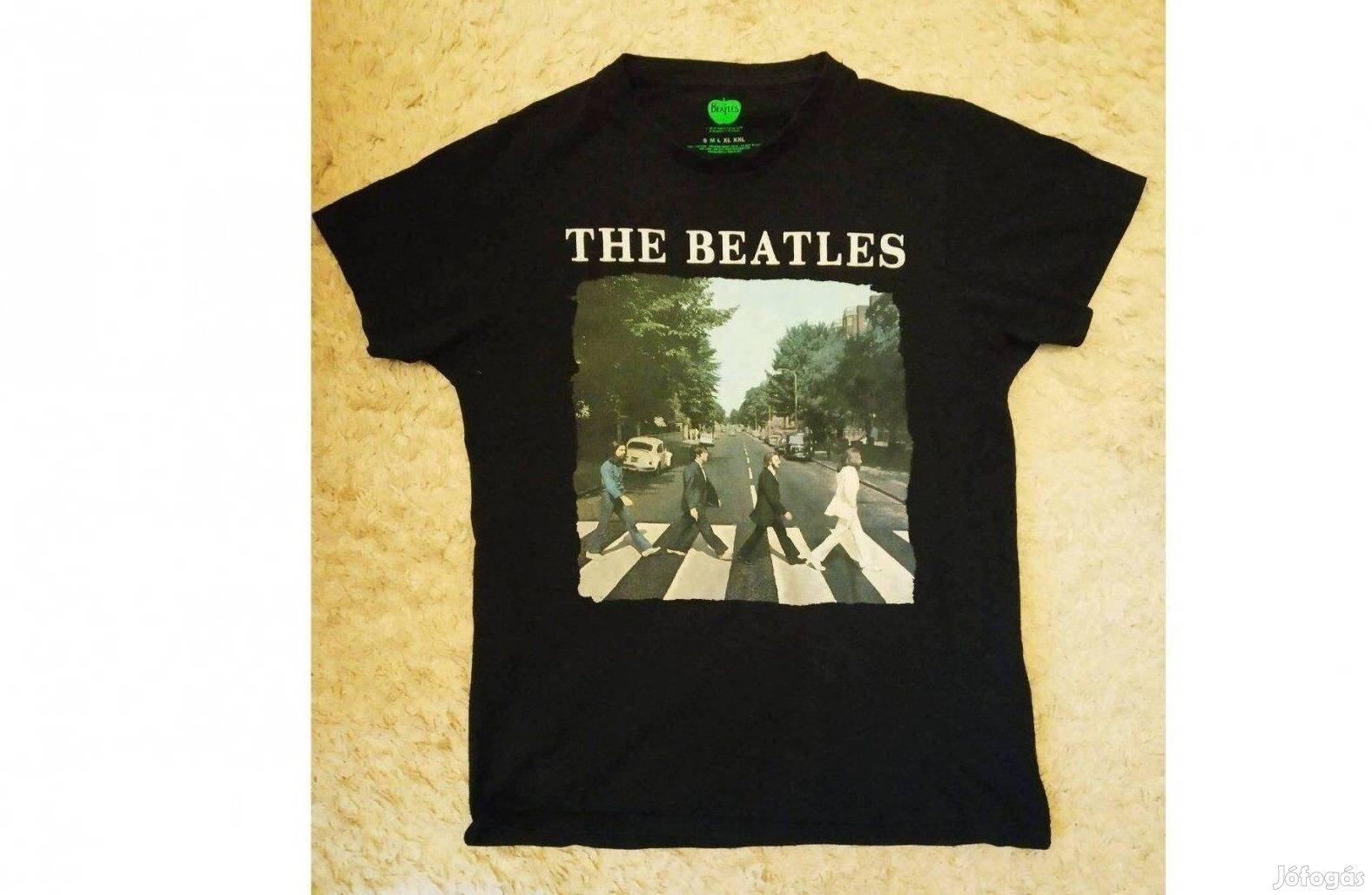The Beatles fekete póló. M-es, eredeti. Apple Corps Ltd.eladó