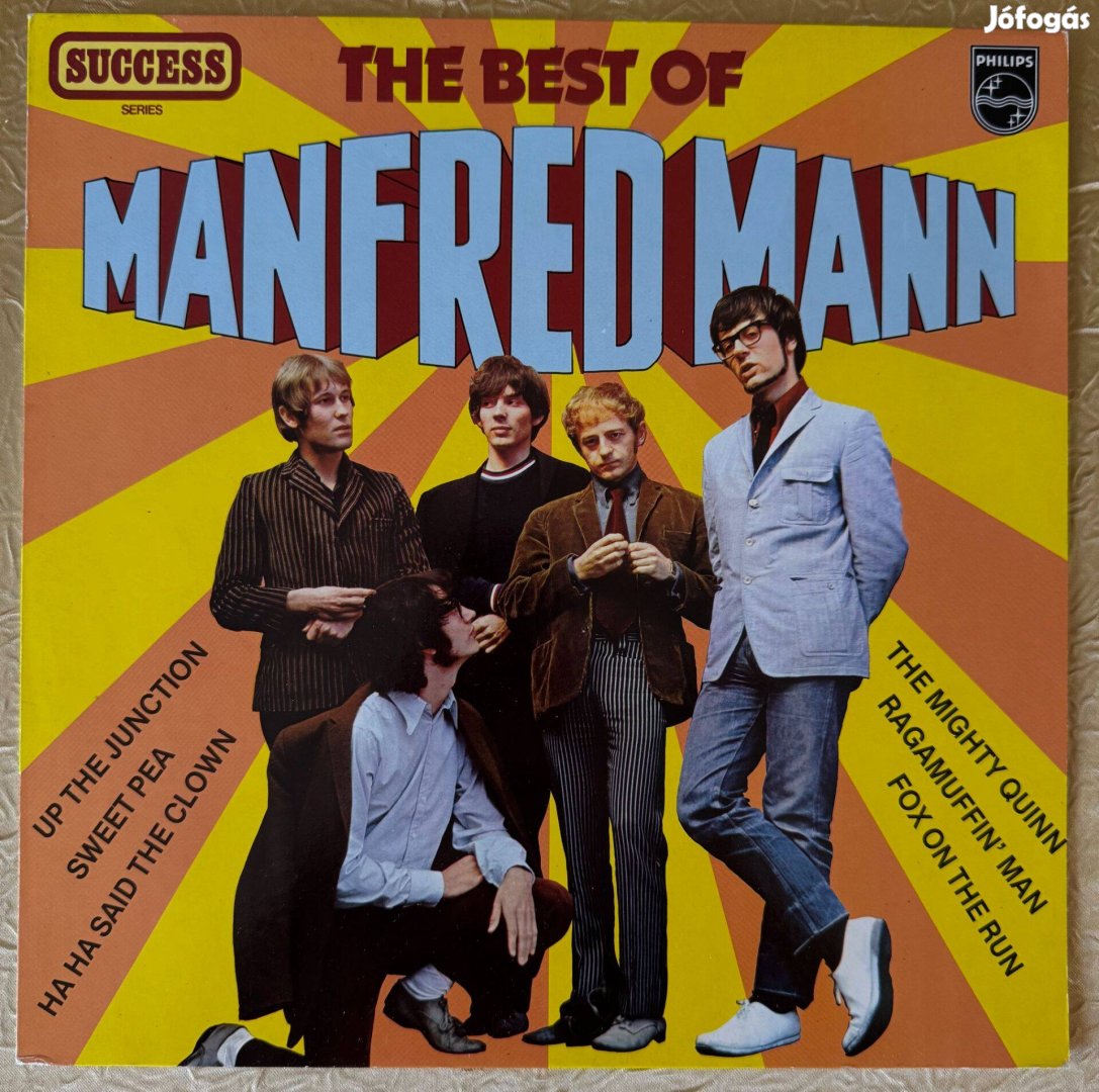 The Best Of Manfred Mann holland bakelit hanglemez LP