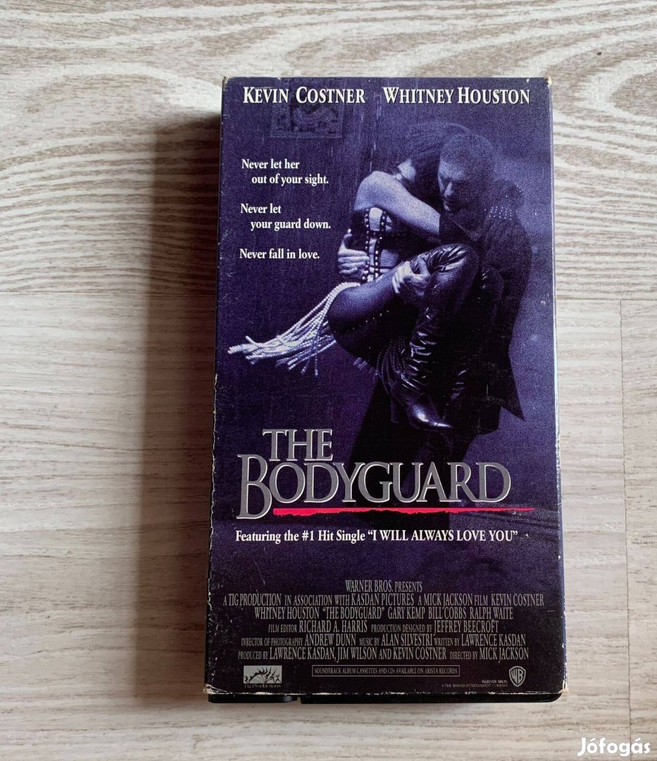 The Bodyguard VHS