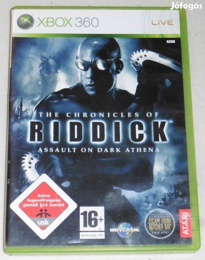 The Chronicles Of Riddick Gyári Xbox 360 Játék akár féláron