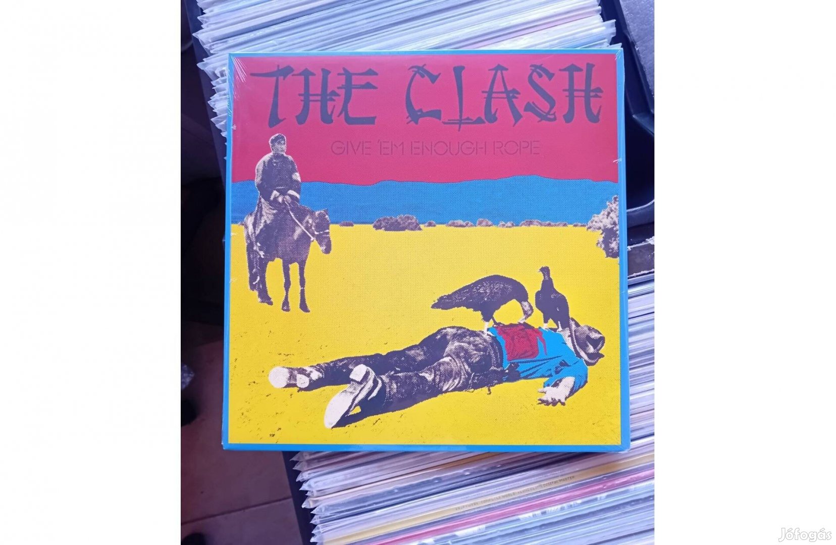 The Clash - Give Em Enough Rope Bakelit Lemez LP Bontatlan