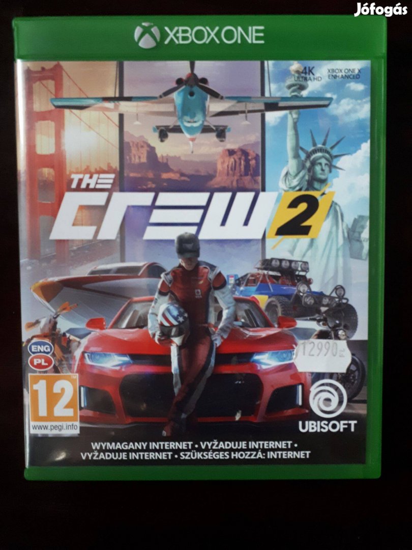 The Crew 2 xbox one-series x játék,eladó-csere"