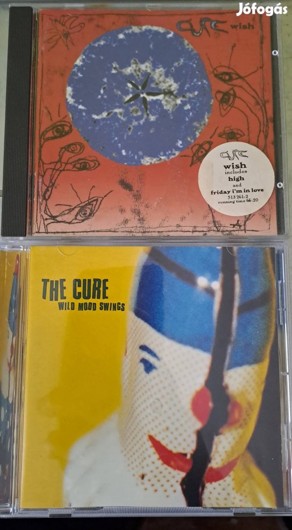 The Cure cd lemezek eladók