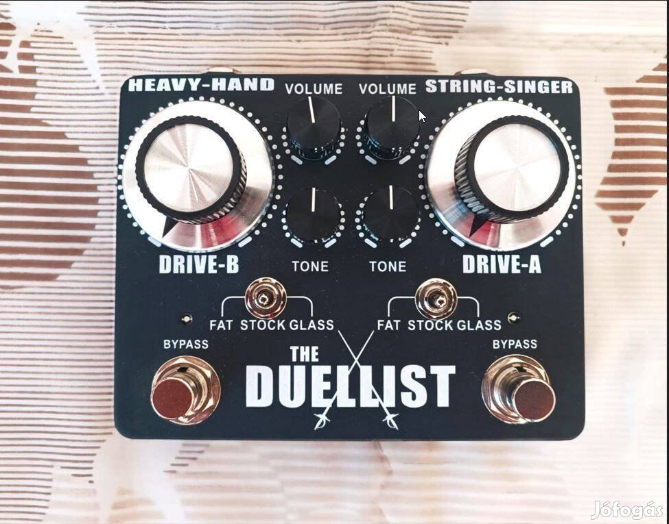The Duellist V2 dual Overdrive- Distortion pedál