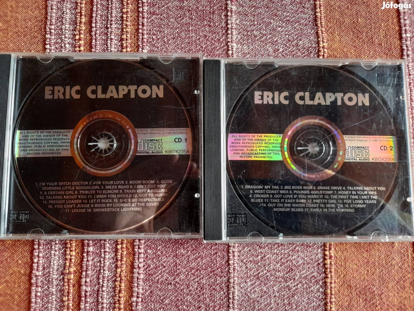 The ERIC Clapton Dupla 34 Ismert DALA