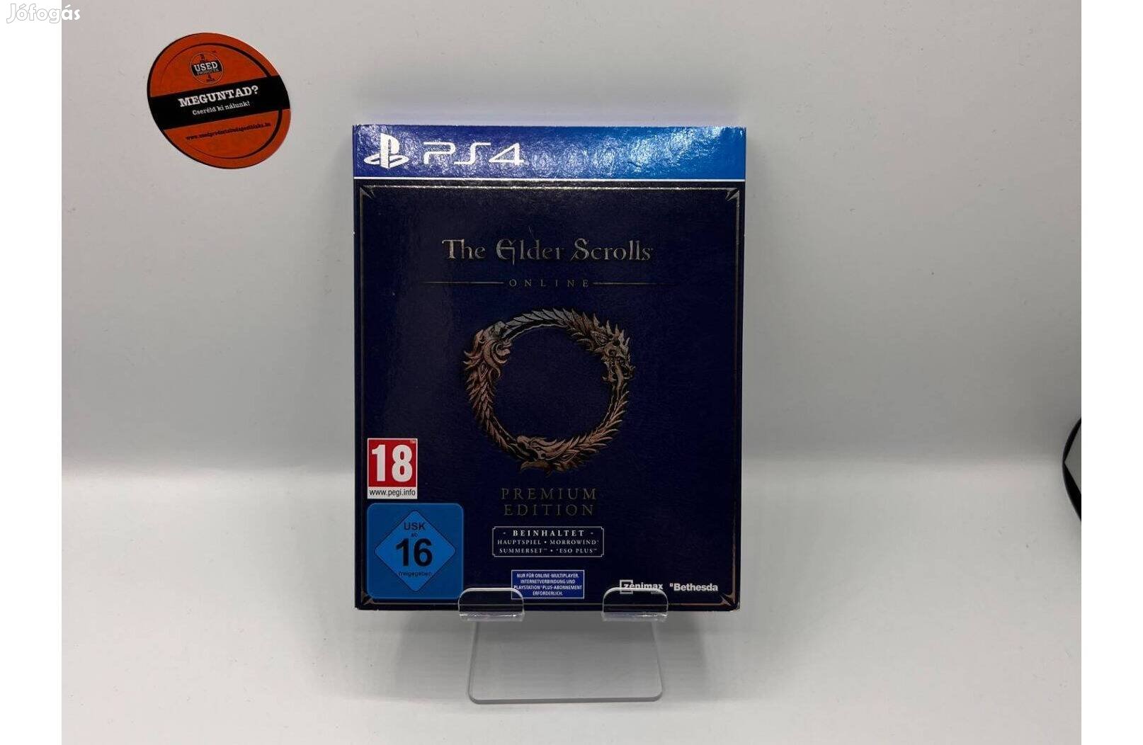 The Elder Scrolls Online Premium Edition - PS4 játék, használt