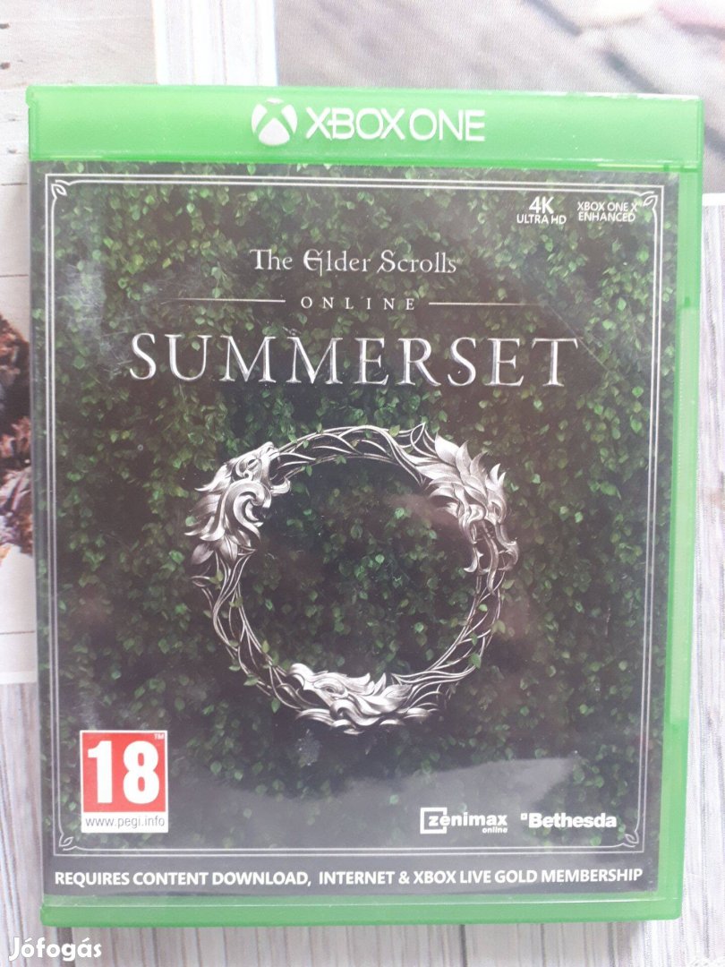 The Elder Scrolls Online Summerset xbox one-series x játék,eladó-cser