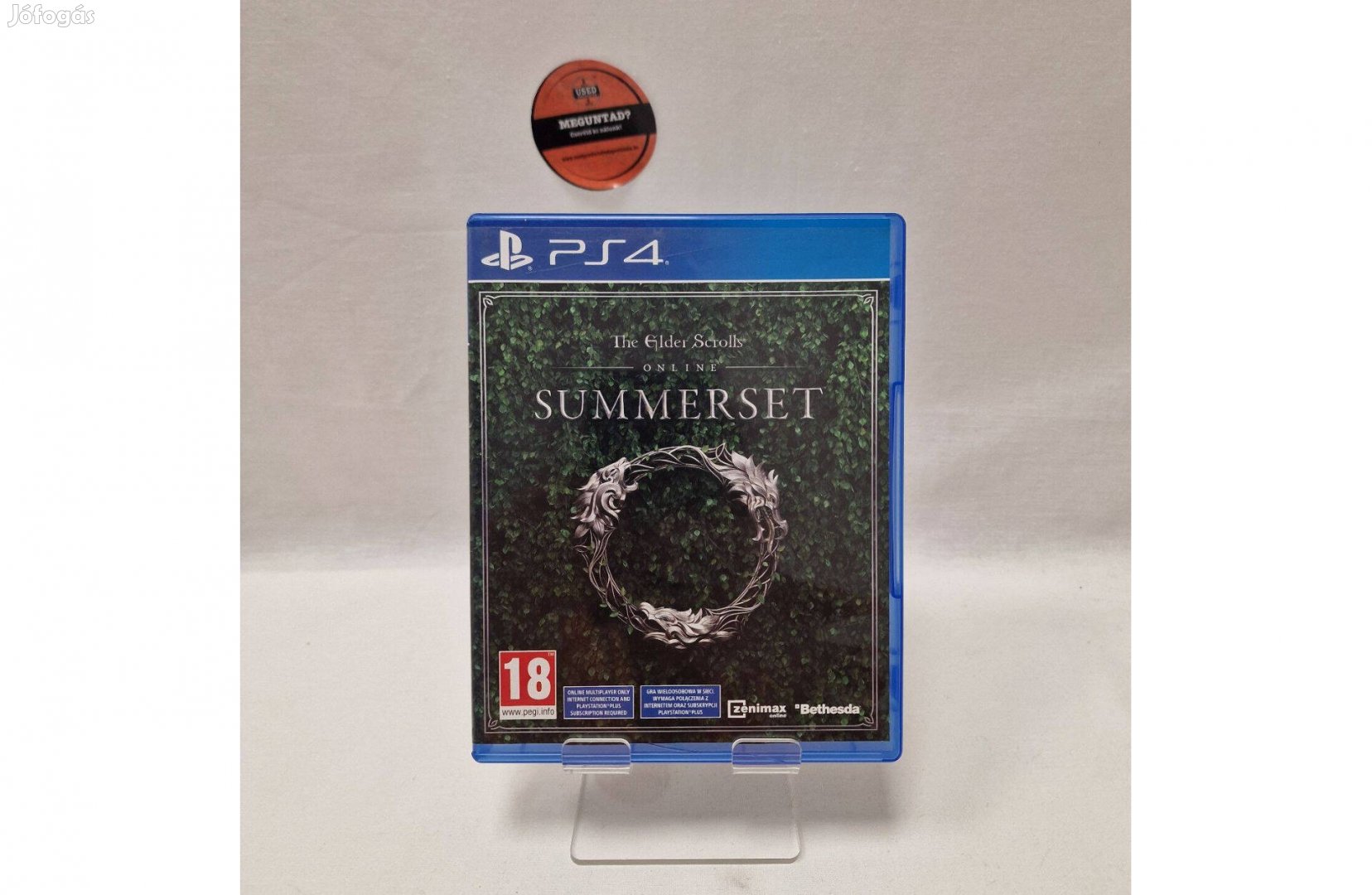 The Elder Scrolls Online: Summerset - PS4 játék, használt