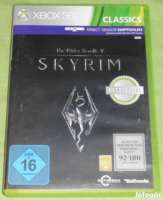 The Elder Scrolls V. Skyrim németül kinectre is Gyári Xbox 360 Játék