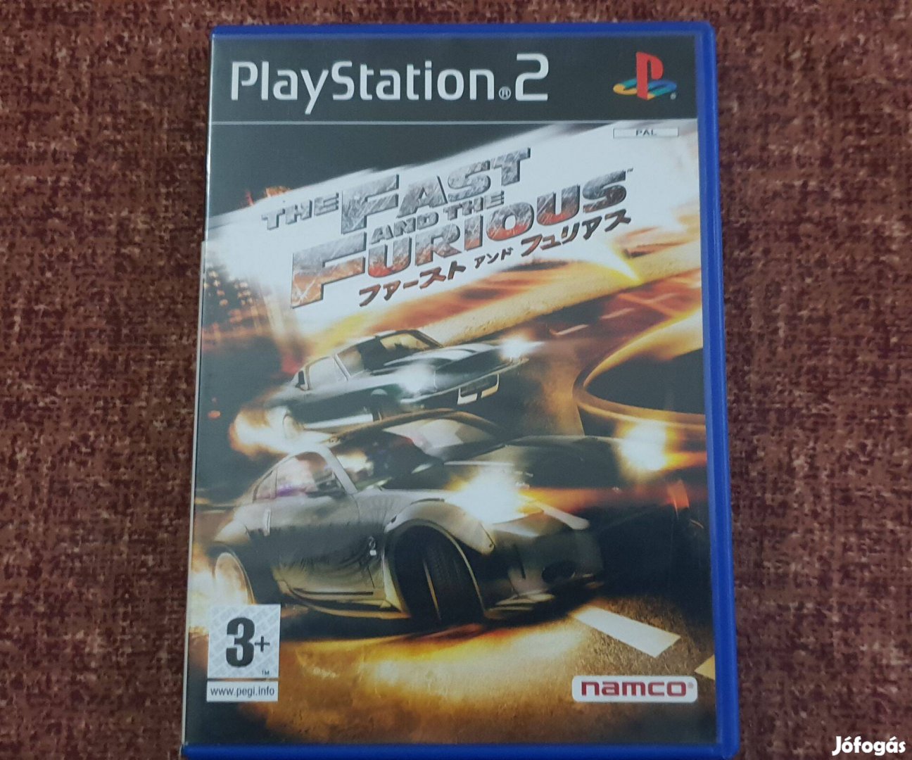 The Fast and the Furious Playstation 2 eredeti lemez ( 3000 Ft