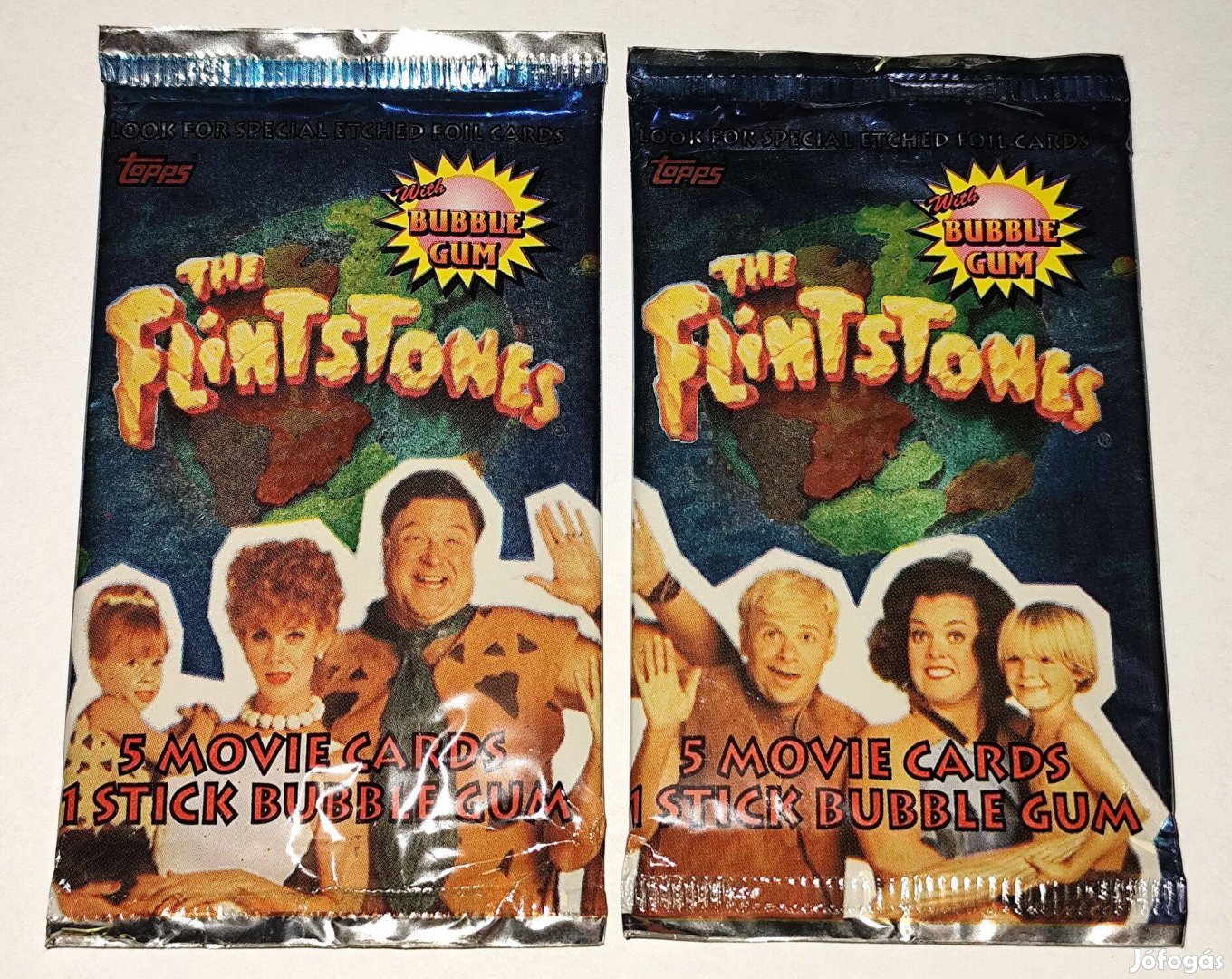 The Flintstones Movie Cards bontatlan kártya csomagok Topps
