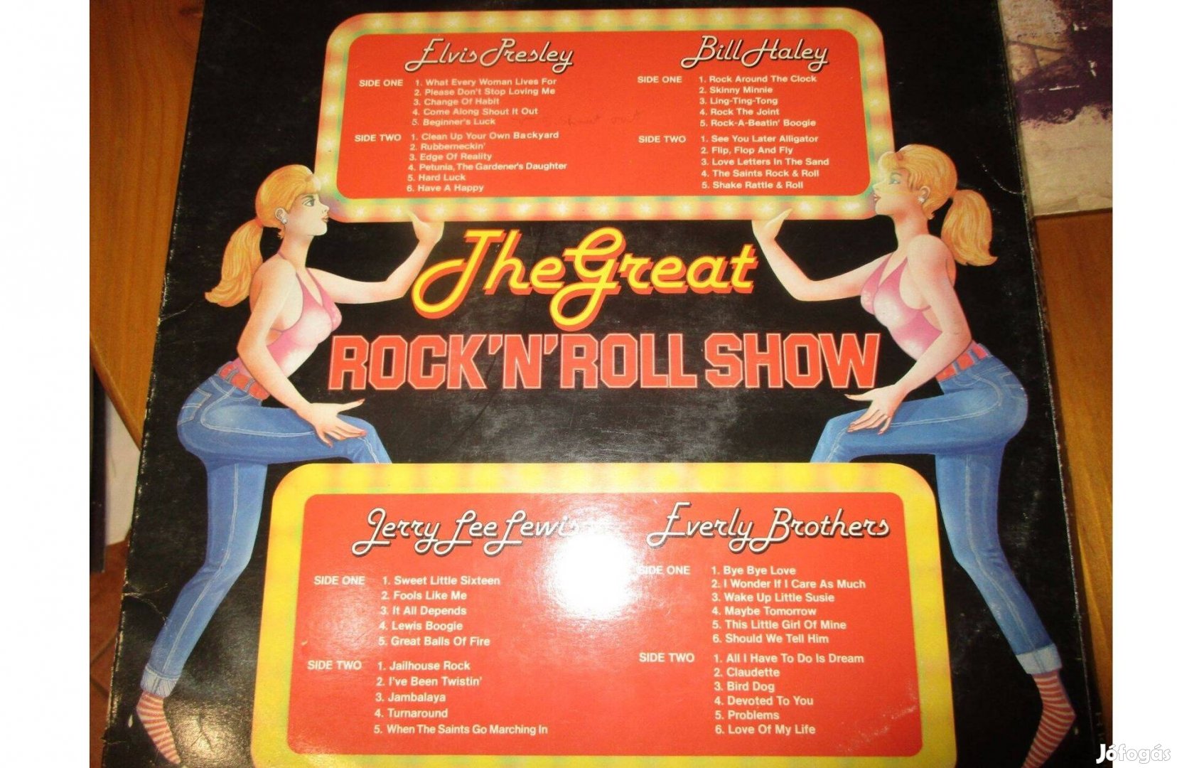 The Great Rock'n Roll Show bakelit hanglemez (4lp) eladó