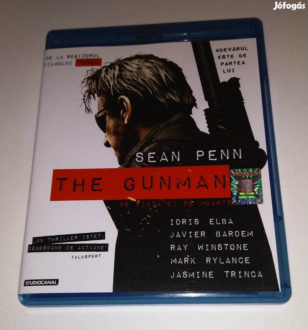 The Gunman - A fegyveres - Sean Penn Blu-ray Film - Szinkronos!