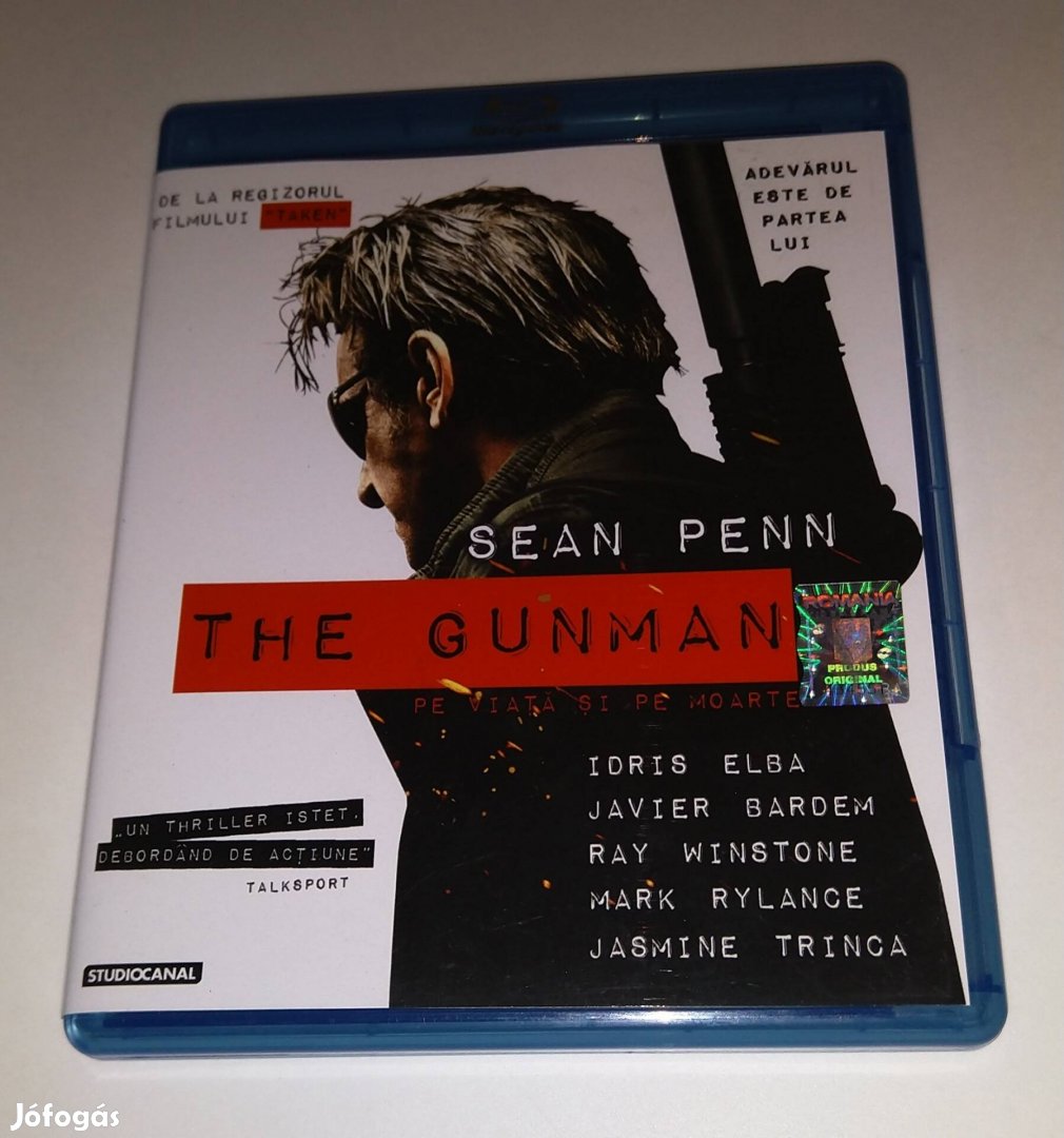 The Gunman - A fegyveres - Sean Penn Blu-ray - Szinkronos! - csere is!