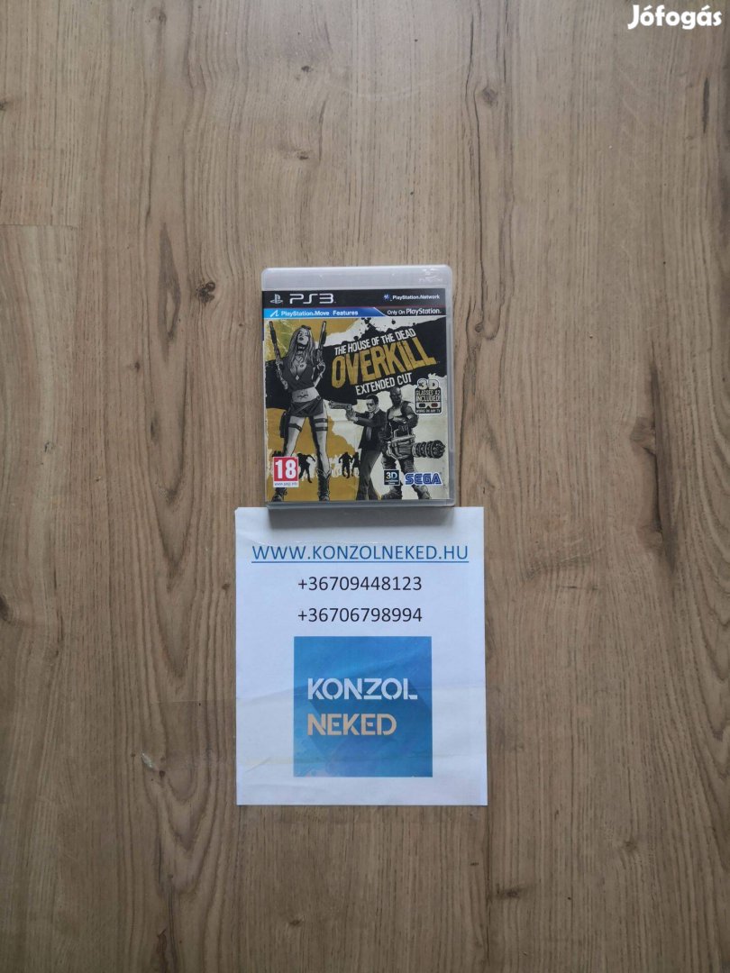 The House of the Dead Overkill (Extended Cut) PS3 játék
