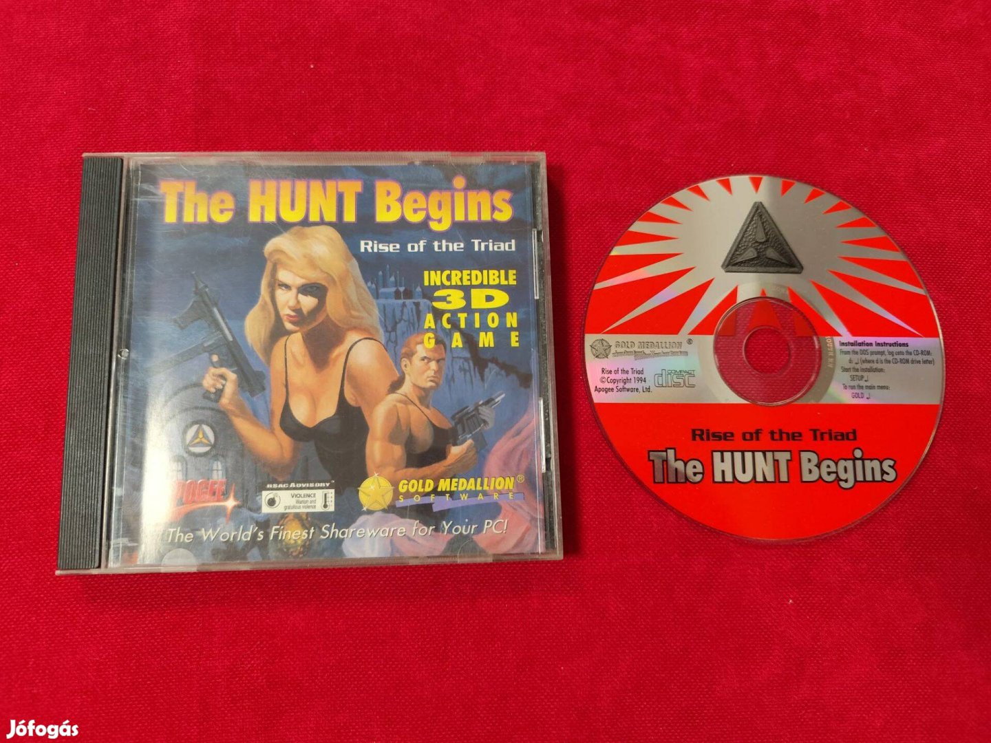 The Hunt Begins Rise of the Triad PC CD