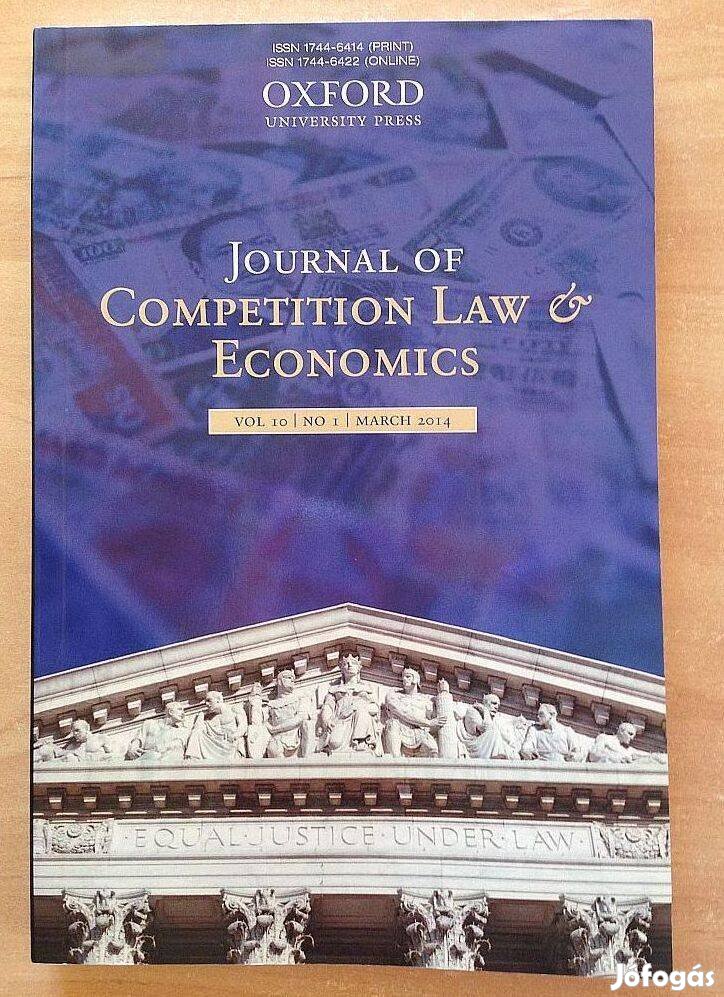 The Journal Competition Law & Economics