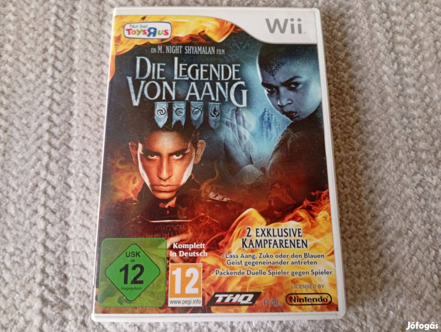 The Last Airbender eredeti Nintendo Wii játék