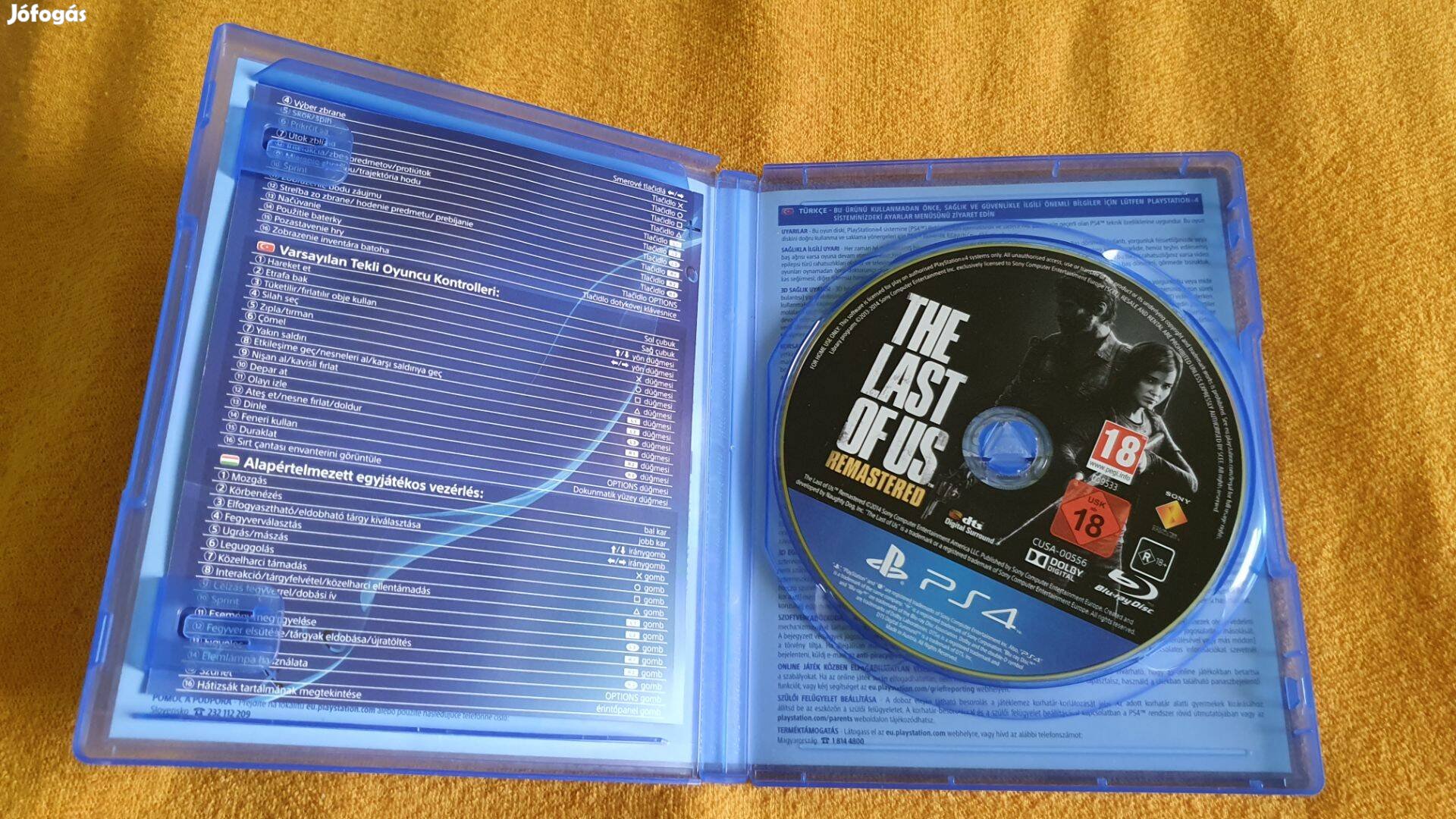 The Last Of Us Remastered 1 PS4 Játék Playstation 4