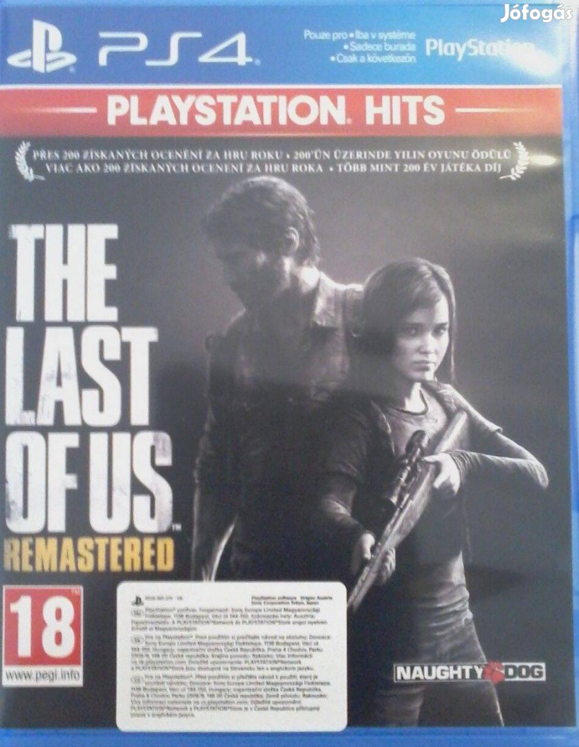 The Last of Us PS 4 játék eladó.(nem postázom)