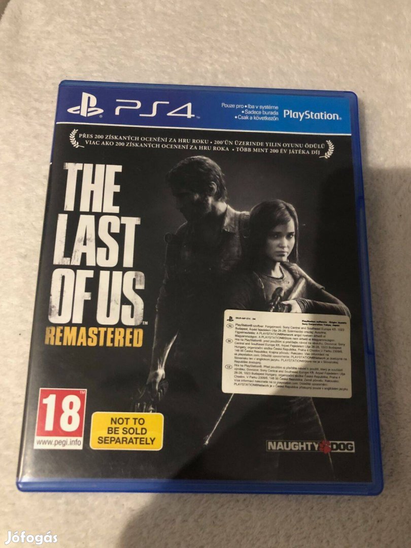 The Last of Us Remastered Ps4 Playstation 4 játék