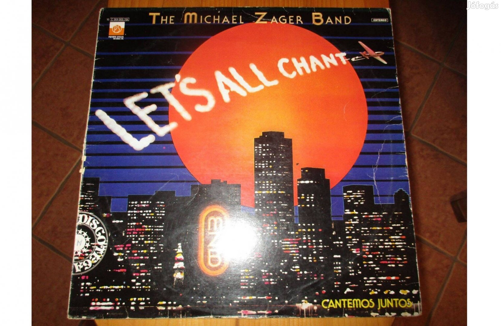 The Michael Zager Band Let's all chant bakelit hanglemez eladó