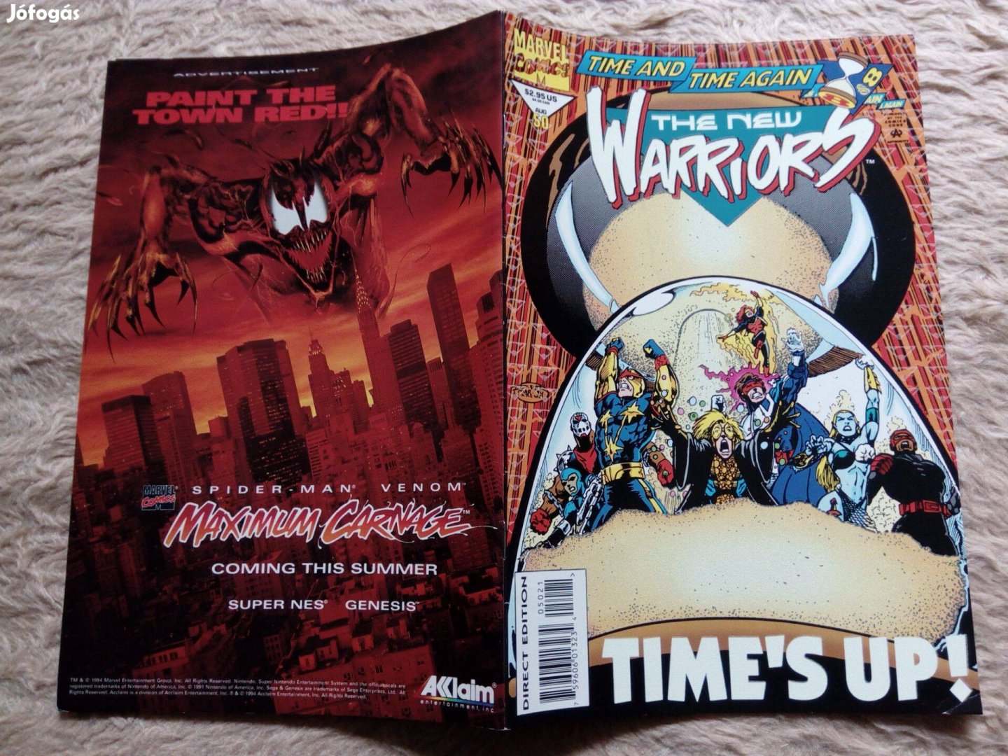 The New Warriors/Az új harcosok Marvel képregény 50. száma eladó!
